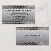 デーモンウィングフェイクメタルプリント名刺 名刺 (正面/裏面)