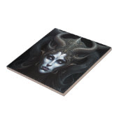 デーモンウーマンクイーンダークファンタジーアート タイル (側面)