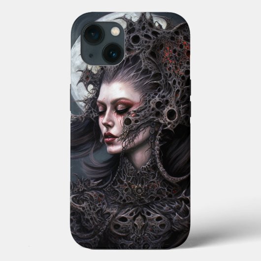 デーモンウーマンクイーンダークファンタジーアート Case-Mate iPhoneケース (裏面)