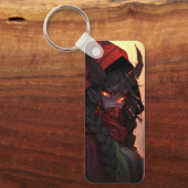 デーモンガールアニメ キーホルダー (正面)