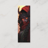 デーモンガールアニメ スキニー名刺 (裏面)