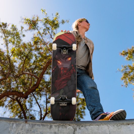 デーモンガールアニメ スケートボード (室外1)