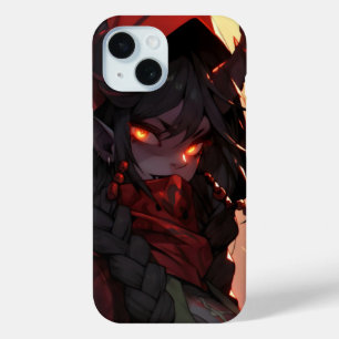 デーモンガールアニメ iPhone 15ケース