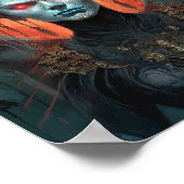 デーモンクイーンダーク女神ファンタジーアート ポスター (角)