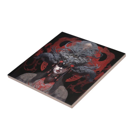 デーモンクイーンファンタジーアート タイル (側面)