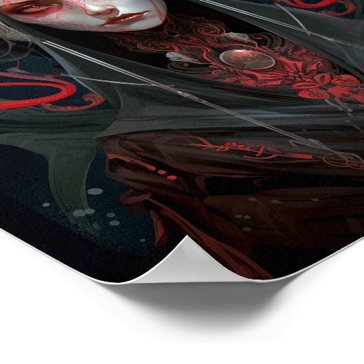 デーモンクイーンファンタジーアート ポスター (角)