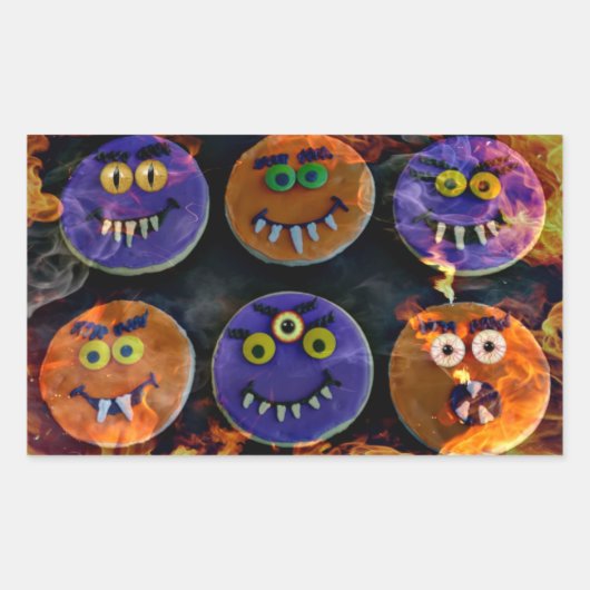 デーモンクッキー！ 長方形シール (正面)