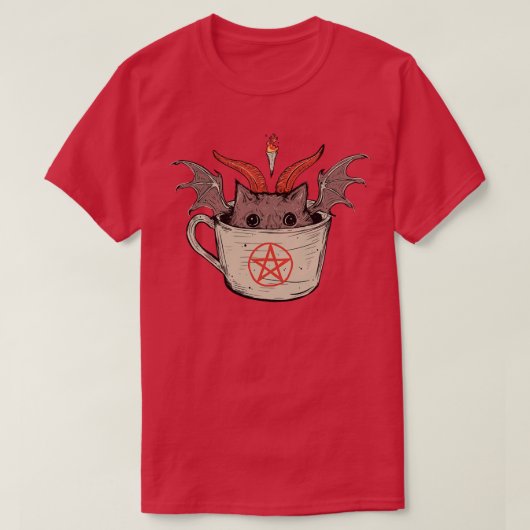 デーモンコーヒー Tシャツ (デザイン正面)