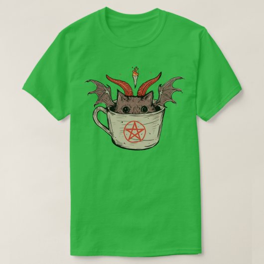 デーモンコーヒー Tシャツ (デザイン正面)