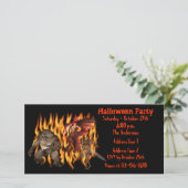 デーモンゴブリン鬼ハローウィンパーティ招待状 (スタンド正面)