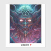 デーモンサーレアルダークファンタジーアート シール (シート)