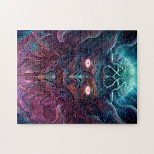 デーモンサーレアルダークファンタジーアート ジグソーパズル (横)