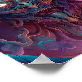 デーモンサーレアルダークファンタジーアート ポスター (角)