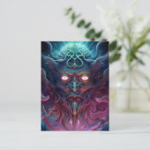 デーモンサーレアルダークファンタジーアート ポストカード (スタンド正面)