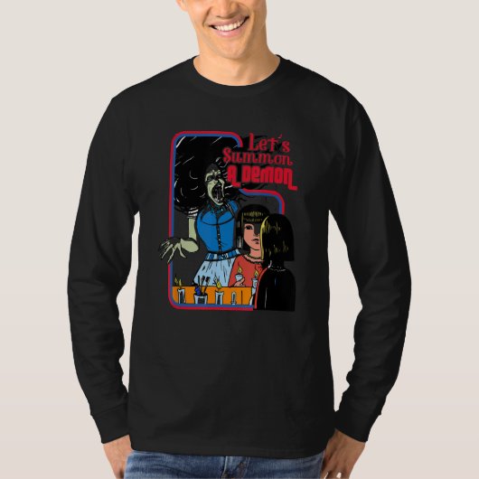 デーモンシャツゴシックサタングランジエモpを召喚 tシャツ (正面)