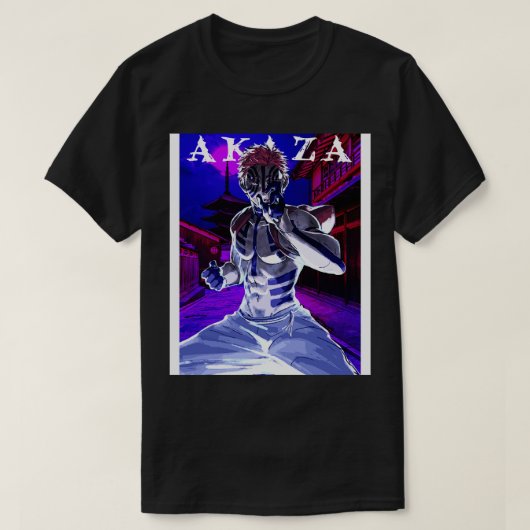デーモンスレヤーアカザ Tシャツ (デザイン正面)