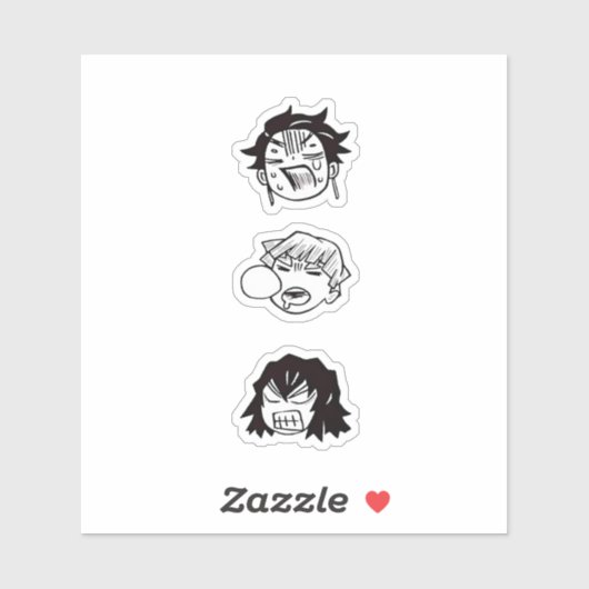 デーモンスレーおもしろいヤトリオカスタムカットビニールステッカー シール (シート)