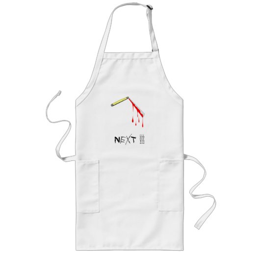 デーモン理容師次！!! ロングエプロン (正面)