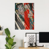 デーモン茨城プリント ポスター (ホームオフィス)