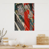 デーモン茨城プリント ポスター (キッチン)