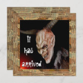 デーモ不気味ン・ハロウィーンが招待状に到着 招待状 (正面/裏面)