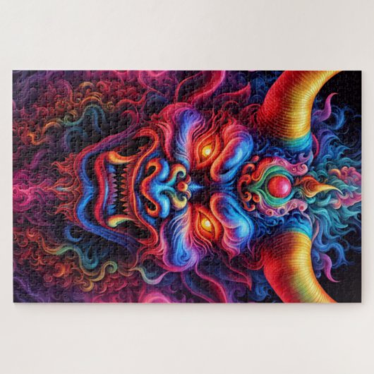 デーモ日本のンジグソーパズル ジグソーパズル (横)