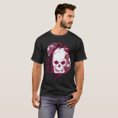 デーモ日本のン顔スカル Tシャツ (正面フル)