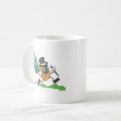 デールおもしろいプロパン コーヒーマグカップ (正面左)