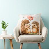 デールとペギーのバレンタインのヘッジホッグズピロー クッション (椅子)