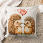 デールとペギーのバレンタインのヘッジホッグズピロー クッション (ブランケット)