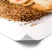 デールアンドペギーバレンタインヘッジホグポスタープリント ポスター (角)