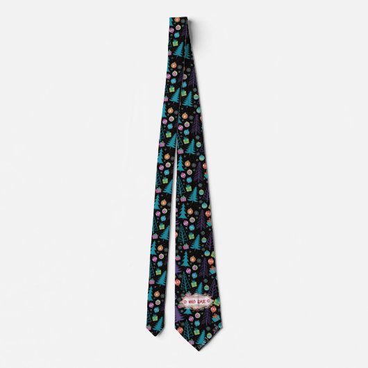 デールクリスマスコレクションおもしろいクリスマス ネクタイ (裏面)