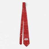 デールクリスマスコレクションレッドクリスマスセーター ネクタイ (裏面)