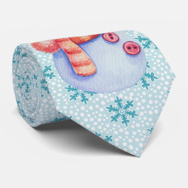 デールクリスマスコレクション雪だるまクリスマス ネクタイ