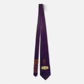 デールサンクスギビングパイパープル ネクタイ (裏面)