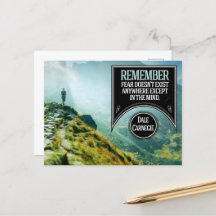 デール感動的カーネギー引用文「恐怖」