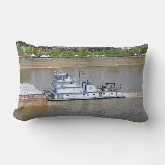 デール・アルティーグ 腰用枕 ランバークッション (正面)