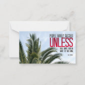 デール・カーネギー感動的引用文「おもしろいを持つ」 ノートカード (正面)