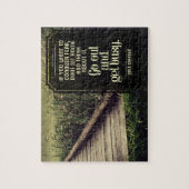 デール・カーネギー感動的引用文「取得忙し」 ジグソーパズル (縦)