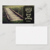 デール・カーネギー感動的引用文「取得忙し」 ノートカード (正面/裏面)