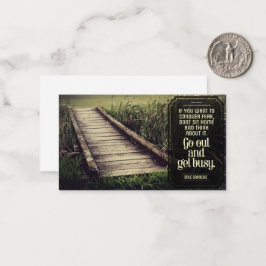 デール・カーネギー感動的引用文「取得忙し」 ノートカード