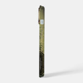 デール・カーネギー感動的引用文「取得忙し」 iPhone 15ケース (左側面)