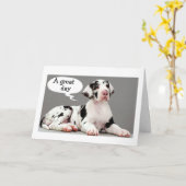 デーンは、「日」素晴らしハッピーバースデーを言う カード (黄色い花)