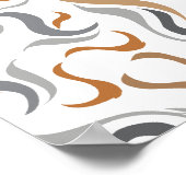 デーン模様ポスター ポスター (角)