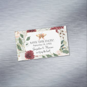 デー救トウォーターカラーバタフライガーデンフローラ マグネット名刺 (インサイチュ)