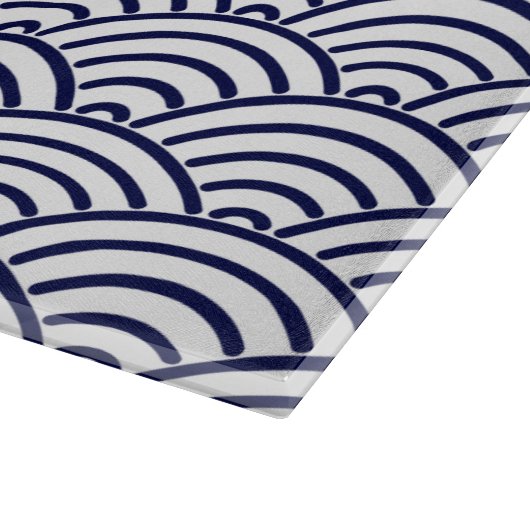 デ日本のルフトブルーの鯉のぼり魚鱗 カッティングボード (角)