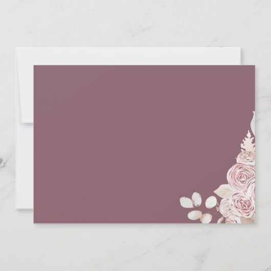 デ結婚イトセーブザデート 招待状 (裏面)