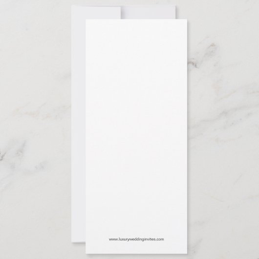 デ食べートカードを保存結婚したする 招待状 (裏面)