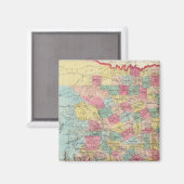 デ・コルドバのテキサス州の地図 マグネット (正面/裏面)