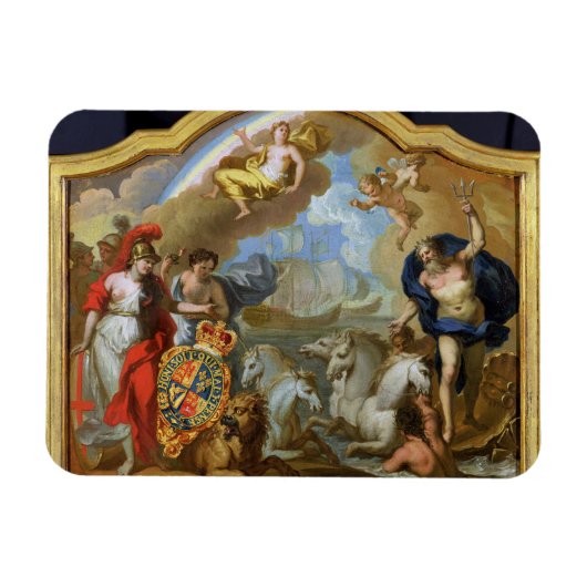 デ・シーによる素晴らしイギリスの力の寓話 マグネット (横)